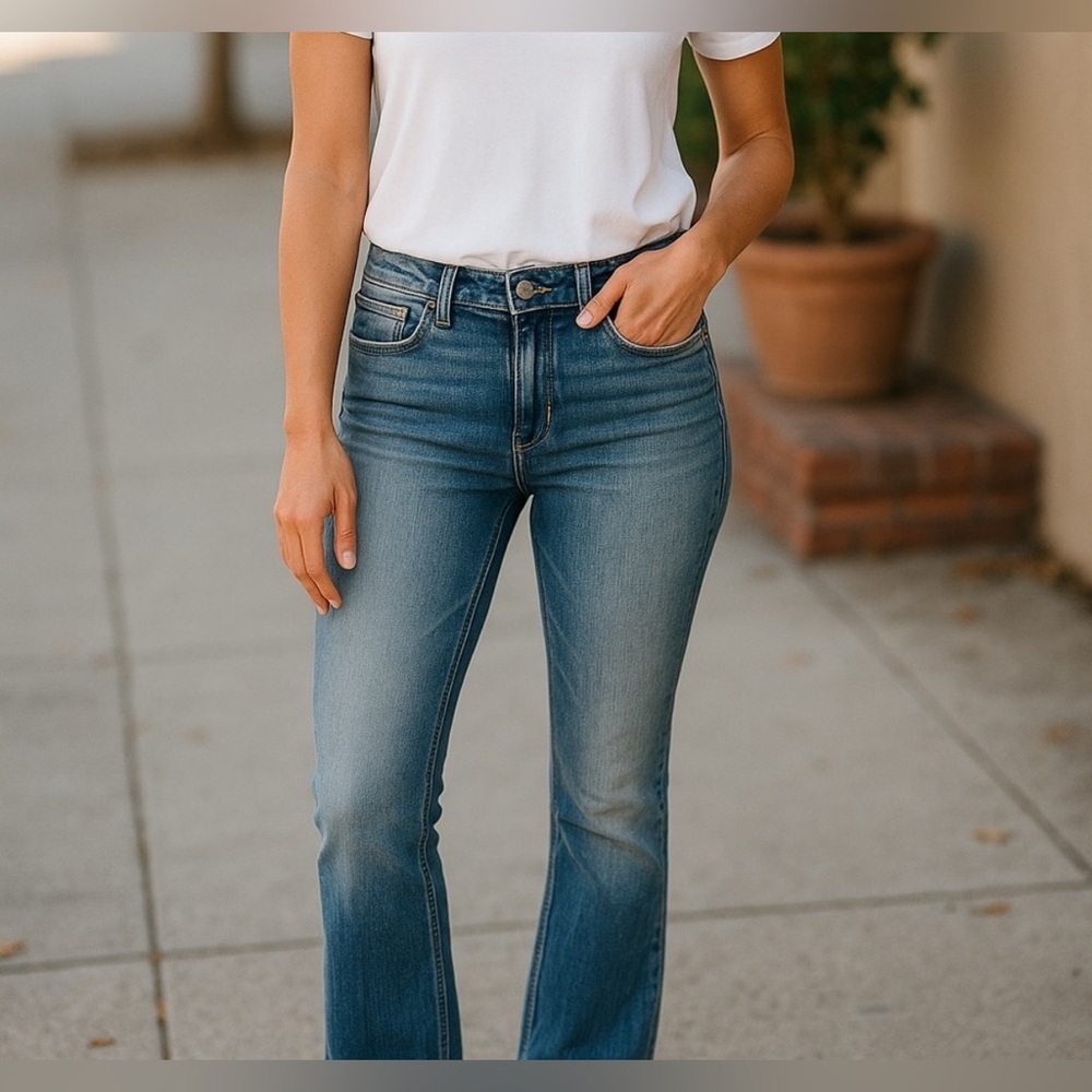 Fire And Rain Mid Rise Boot Cut Jeans Size 9
